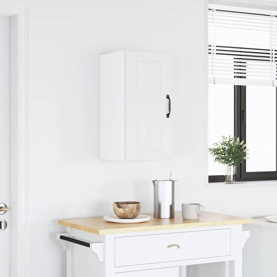 Keukenwandkast Lucca bewerkt hout wit