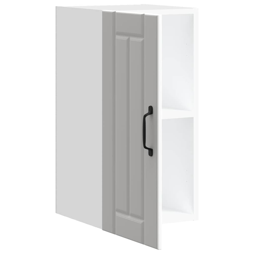 Keukenwandkast Lucca bewerkt hout wit