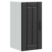 Kitchen wall cabinet Lucca engineered wood black