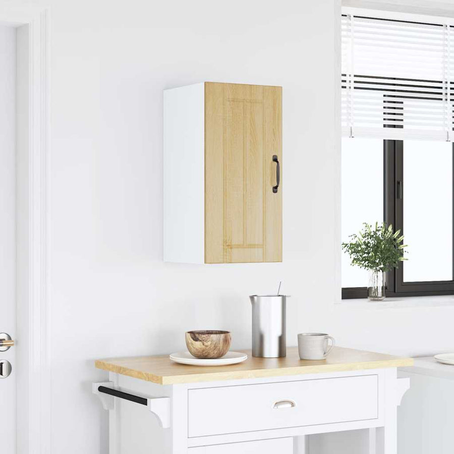 Keukenwandkast Lucca bewerkt hout sonoma eikenkleurig