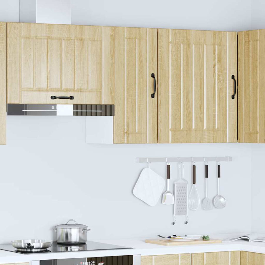 Keukenwandkast Lucca bewerkt hout sonoma eikenkleurig