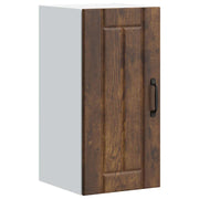 Wall cabinet Lucca processed wood smoked oak color