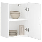 Keukenwandkast Lucca 40x31x60 cm bewerkt hout wit