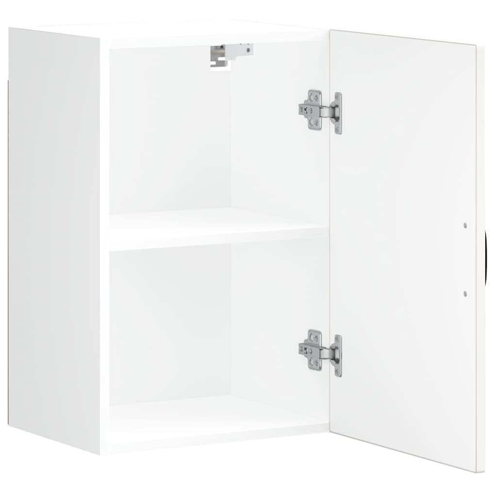 Keukenwandkast Lucca bewerkt hout hoogglans wit