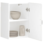 Kitchen wall cabinet Lucca engineered wood high-gloss white