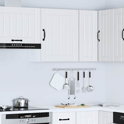 Keukenwandkast Lucca bewerkt hout wit
