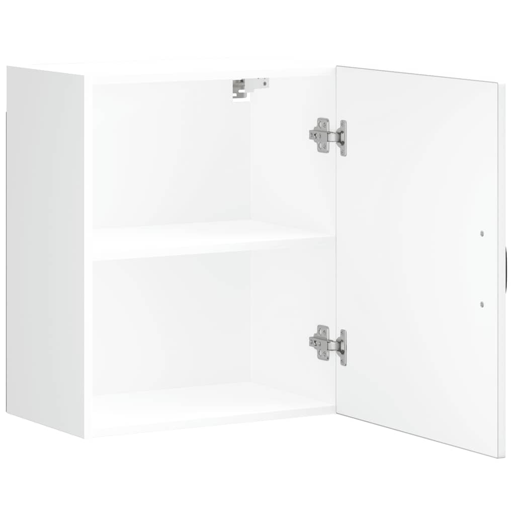 Keukenwandkast Lucca bewerkt hout wit
