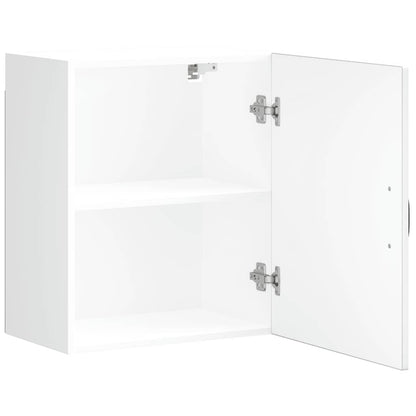 Keukenwandkast Lucca bewerkt hout wit