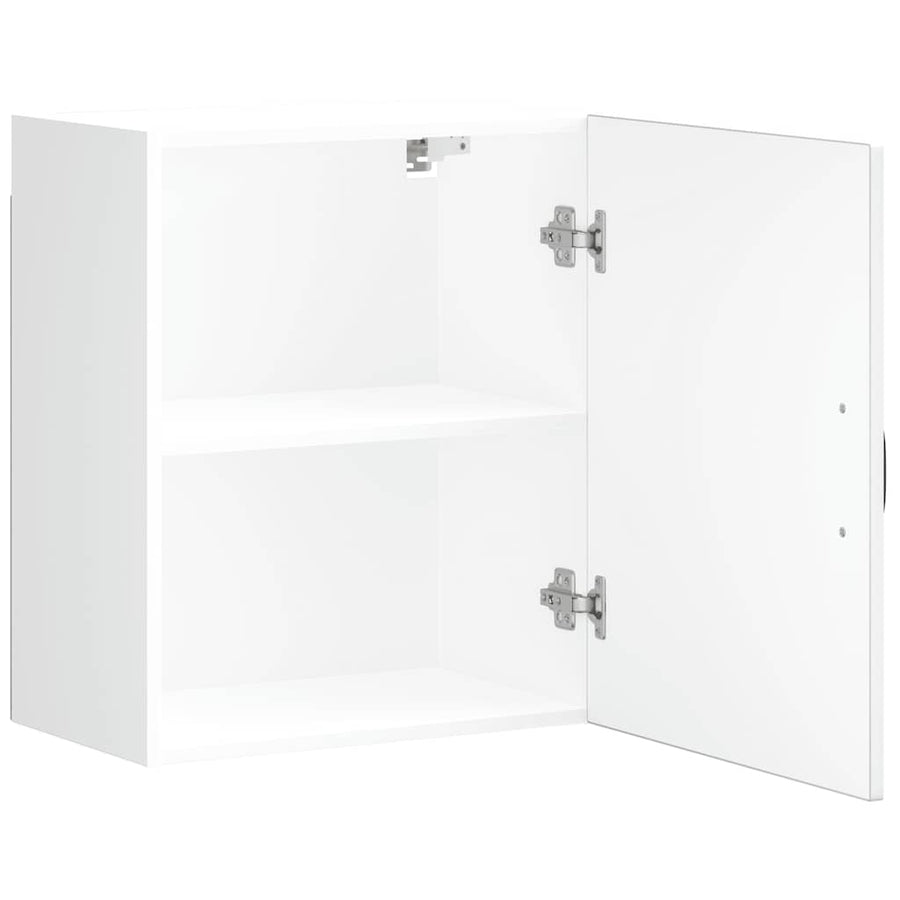 Keukenwandkast Lucca bewerkt hout wit