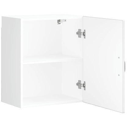 Keukenwandkasten 2 st Lucca wit bewerkt hout