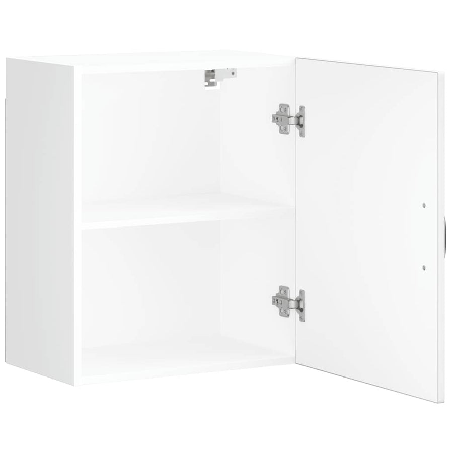 Keukenwandkasten 2 st Lucca wit bewerkt hout