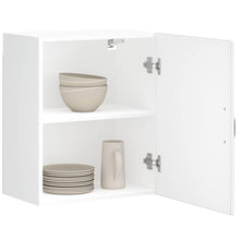 Keukenwandkasten 2 st Lucca hoogglans wit bewerkt hout