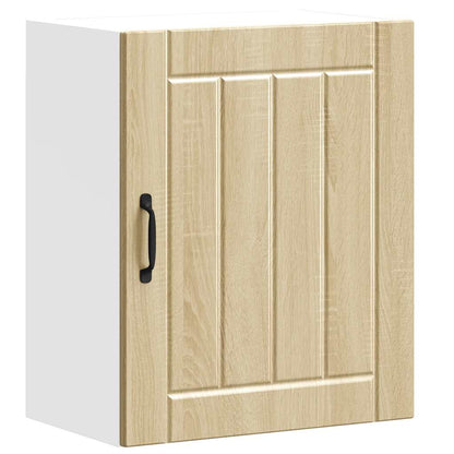 Keukenwandkast Lucca bewerkt hout sonoma eikenkleurig