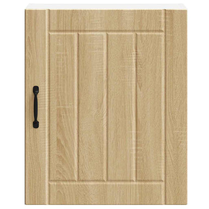 Keukenwandkast Lucca bewerkt hout sonoma eikenkleurig