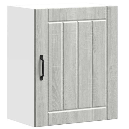 Keukenwandkast Lucca bewerkt hout grijs sonoma eikenkleur