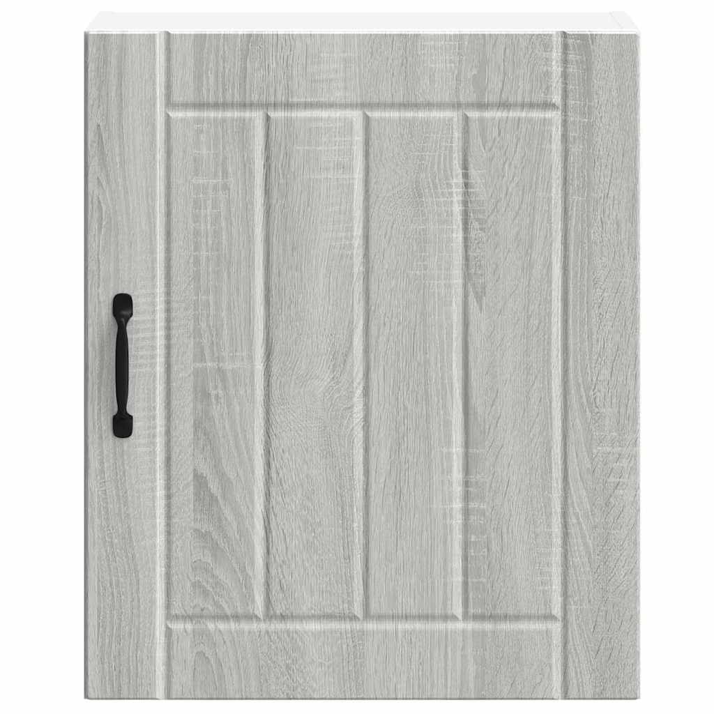 Keukenwandkasten 2 st Lucca grijs sonoma bewerkt hout