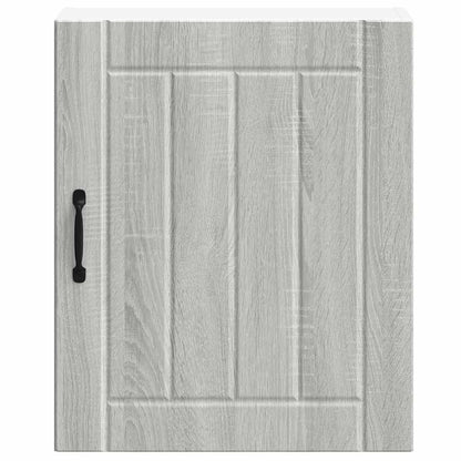 Keukenwandkasten 2 st Lucca grijs sonoma bewerkt hout