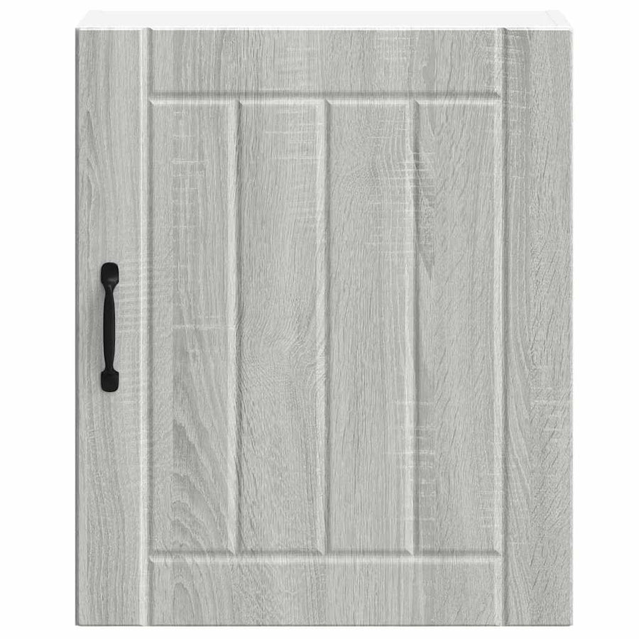 Keukenwandkasten 2 st Lucca grijs sonoma bewerkt hout