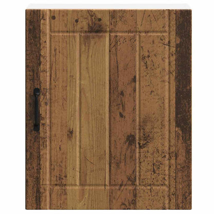 Keukenwandkasten 2 st Lucca oud houtkleurig bewerkt hout