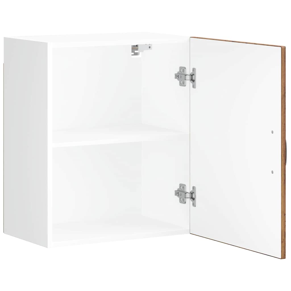 Keukenwandkasten 2 st Lucca oud houtkleurig bewerkt hout
