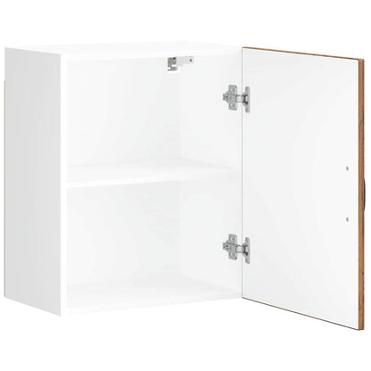 Keukenwandkasten 2 st Lucca oud houtkleurig bewerkt hout