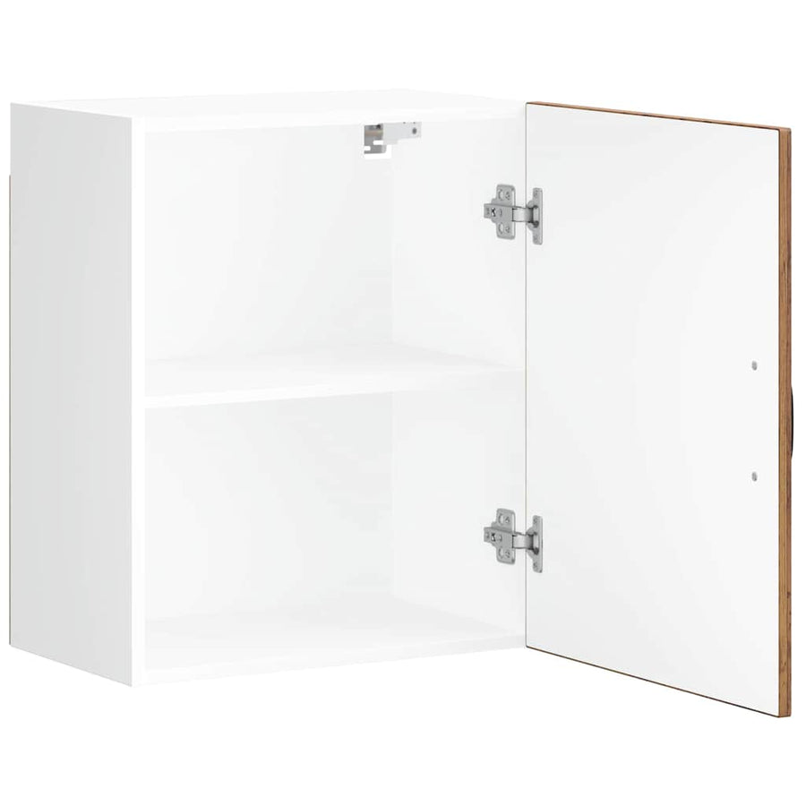 Keukenwandkasten 2 st Lucca oud houtkleurig bewerkt hout
