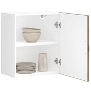 Keukenwandkasten 2 st oud houtkleurig