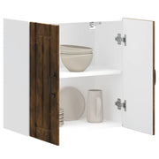 Wall cabinet Lucca processed wood smoked oak color