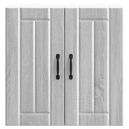 Keukenwandkast Lucca bewerkt hout grijs sonoma eikenkleur