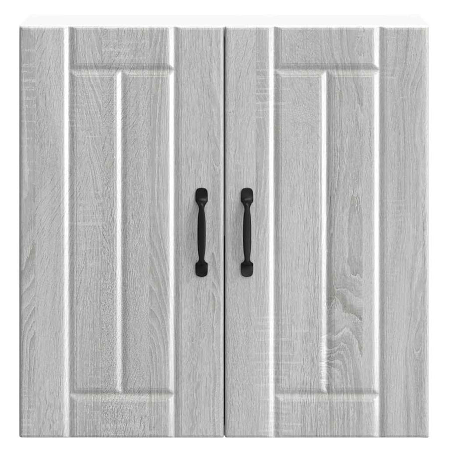 Keukenwandkast Lucca bewerkt hout grijs sonoma eikenkleur