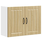 Keukenwandkast Lucca 80x31x60 cm bewerkt hout sonoma eiken