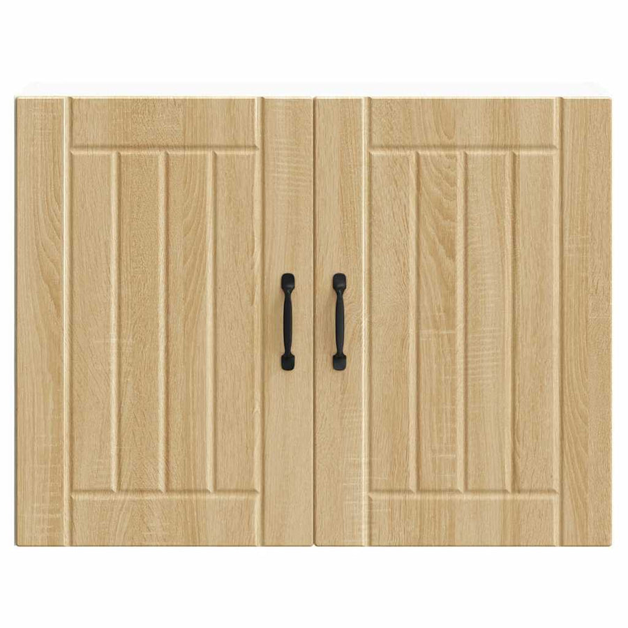 Keukenwandkast Lucca bewerkt hout sonoma eikenkleurig