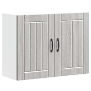 Keukenwandkast Lucca 80x31x60 cm grijs sonoma eikenkleur