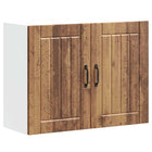 Lucca kitchen wall cabinet processed wood old wood look