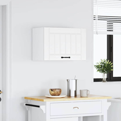 Keukenwandkast Lucca bewerkt hout wit