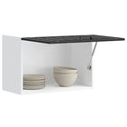 Kitchen wall cabinet Lucca engineered wood black