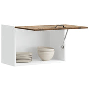 Wall cabinet Lucca processed wood smoked oak color