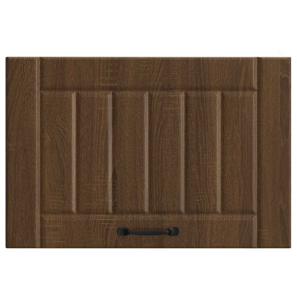 Keukenwandkast Lucca bewerkt hout bruin eikenkleur