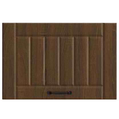 Keukenwandkast Lucca bewerkt hout bruin eikenkleur