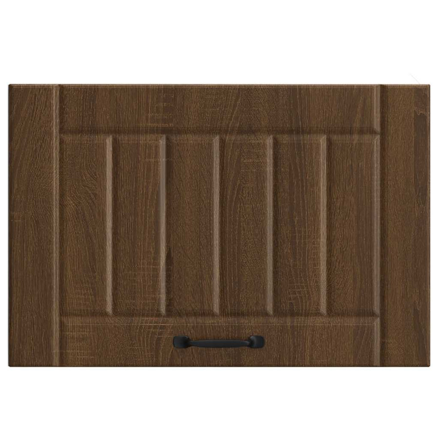 Keukenwandkast Lucca bewerkt hout bruin eikenkleur