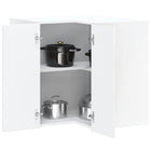 Keukenwandhoekkast Lucca 57x57x60 cm hoogglans wit