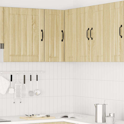Keukenwandhoekkast Lucca bewerkt hout sonoma eikenkleurig