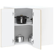 Kitchen wall corner cabinet Lucca treated wood Sonoma oak effect