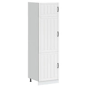 Keukenkast Lucca 60x57x207 cm bewerkt hout wit