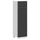 Keukenkast Lucca 60x57x207 cm bewerkt hout zwart