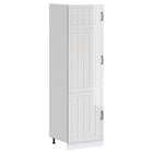 Keukenkast Lucca 60x57x207 cm hoogglans wit
