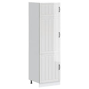 Keukenkast Lucca 60x57x207 cm hoogglans wit