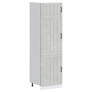 Keukenkast Lucca 60x57x207 cm bewerkt hout betongrijs