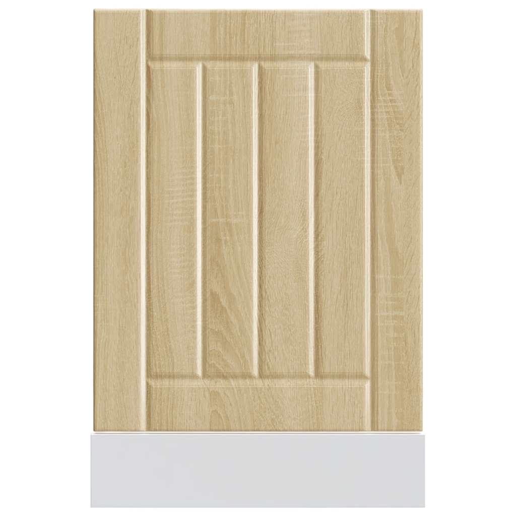 Vaatwaspaneel Lucca bewerkt hout sonoma eikenkleurig
