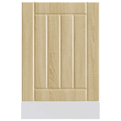 Vaatwaspaneel Lucca bewerkt hout sonoma eikenkleurig